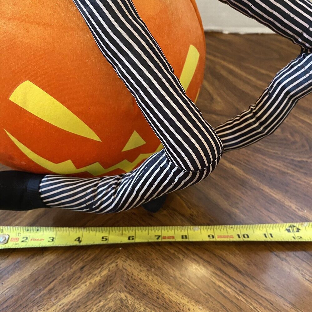 Halloween Disney Nightmare Before Christmas Jack Skellington Pumpkin Greeter 20” - Picture 10 of 12